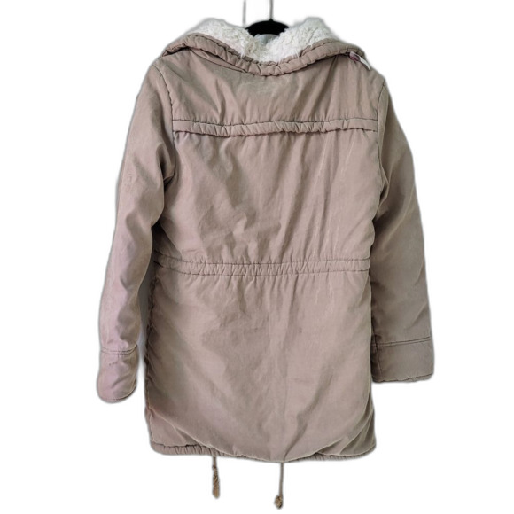 Microfiber Coat with Sherpa Collar - Size XL - Picture 2 of 5